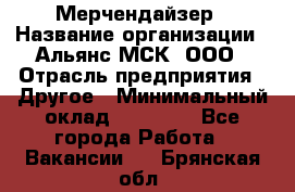 Мерчендайзер › Название организации ­ Альянс-МСК, ООО › Отрасль предприятия ­ Другое › Минимальный оклад ­ 23 000 - Все города Работа » Вакансии   . Брянская обл.